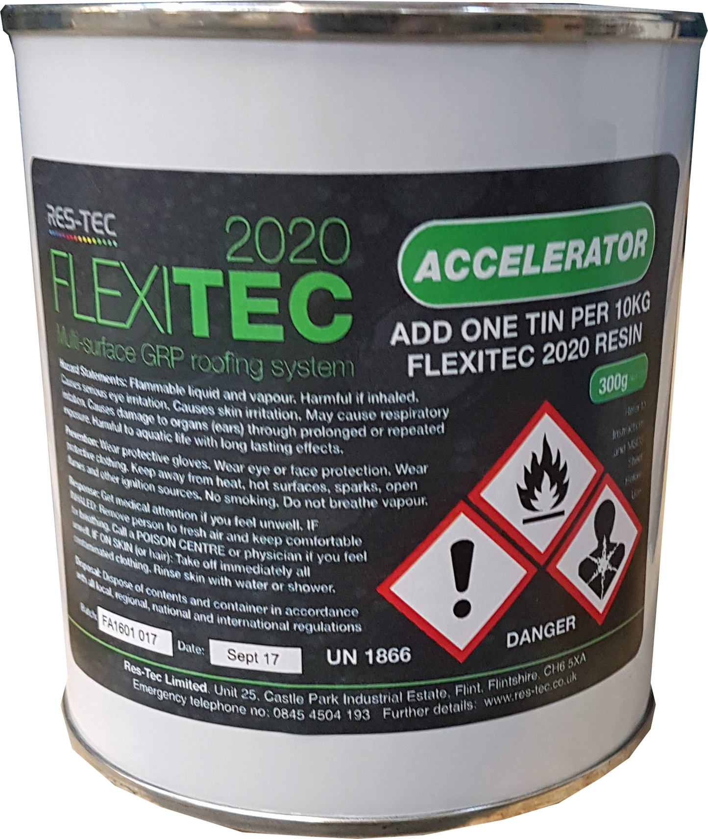 Flexitec 2020 Resin Accelerator (300g)