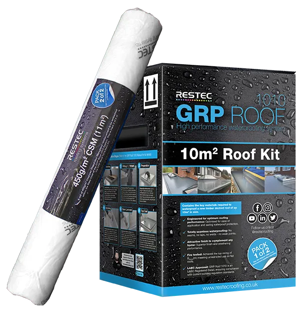 GRP Roof 1010 Roofing Kit (10m2) Boxed Kit